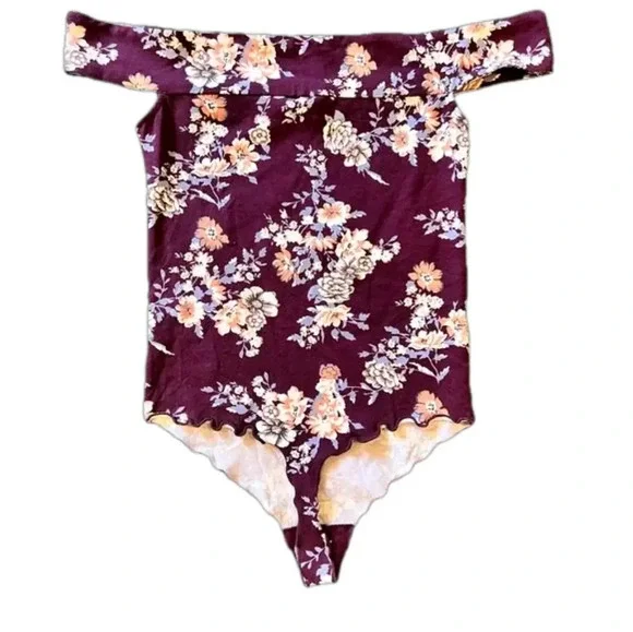 FREE PEOPLE off the shoulder bodysuit - Picture 4 of 4